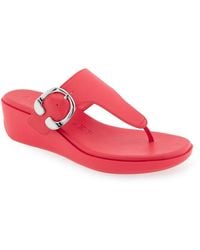 Aerosoles - Izola Round Toe Wedge Sandals - Lyst