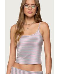 Edikted - Kodi Striped Tank Top - Lyst