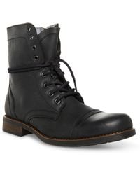 Steve Madden - Troopah Leather Boots - Lyst