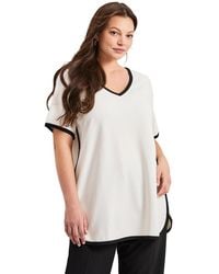 Avenue - Contrast Top - Lyst