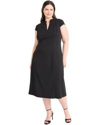 Maggy London - Plus Size Cap Sleeve A-line Dress - Lyst