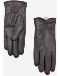 Mango - Leather Gloves - Lyst