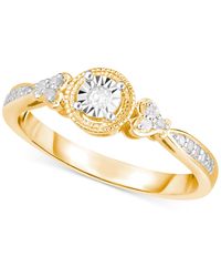 Macy's - Diamond Promise Ring (1/10 Ct. T.w. - Lyst