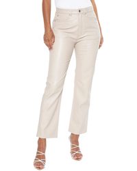 Blue Revival - Leather Straight Leg Pant - Lyst