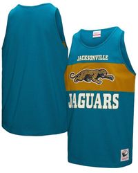 Mitchell & Ness - Jacksonville Jaguars Retro Color Block Tank Top - Lyst