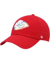 '47 - Kansas City Chiefs Pride Clean Up Adjustable Hat - Lyst