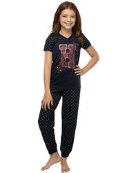 Harry Potter - Girls H Is For Harry Gryffindor 2pc Short-sleeve Shirt Pajama Pant Set - Lyst