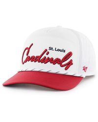 47 Brand St. Louis Cardinals Red Cooperstown Collection Basic Logo Cleanup Adjustable Hat