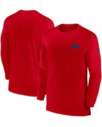 Nike - Buffalo Bills Sideline Coach Performance Long Sleeve T-shirt - Lyst