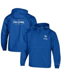 Champion - Delay Air Force Falcons Packable Hooded Half-zip Jacket - Lyst