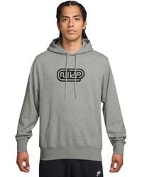 Nike - Club Pull-over French Terry Logo Hoodie - Lyst