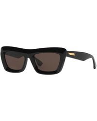 Bottega Veneta - Rectangle Sunglasses - Lyst