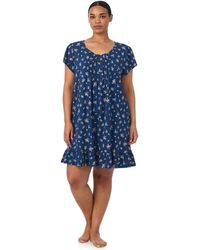 Ralph Lauren - Plus Size Flutter Sleeve Short Nightgown - Lyst