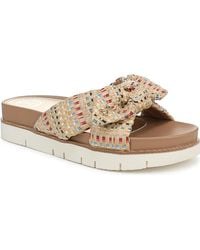 Sam & Libby - Astrid Bow Platform Footbed Sandals - Lyst