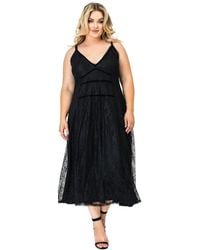 Standards & Practices - Plus Size Lace Maxi Slip Dress - Lyst