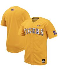 Nike - Lsu Tigers Replica Full-button Baseball Jersey - Lyst