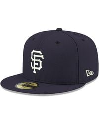 KTZ - San Francisco Giants Logo White 59fifty Fitted Hat - Lyst
