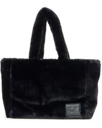 Calvin Klein Cire Reversible Extra Large Quilted Nylon Tote in Black | Lyst