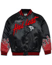 Reason - Dodge Hellcat Flame Varsity Jacket - Lyst