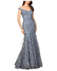 Lara - Embroidered Lace Gown - Lyst