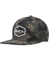 RVCA - Commonwealth Adjustable Snapback Hat - Lyst