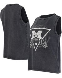 Concepts Sport - Â Michigan Wolverines Distressed Market French Terry Tank Top - Lyst