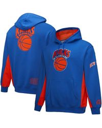 Mitchell & Ness - New York Knicks Hardwood Classics Team Origins Fleece Pullover Hoodie - Lyst