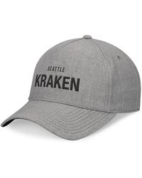 Fanatics - Seattle Kraken Elements A-frame Leather Strapback Hat - Lyst