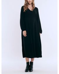 Motherhood Maternity - Maternity Long Sleeve Button Front Midi Dress - Lyst