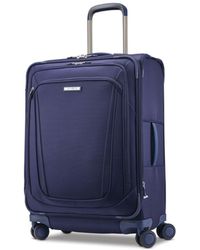 Samsonite Silhouette 16 25" Softside Expandable Spinner Suitcase - Blue