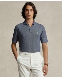Polo Ralph Lauren - Classic-fit Cotton-linen Mesh Polo Shirt - Lyst