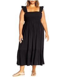 City Chic - Plus Size Oasis Tropical Maxi Dress - Lyst