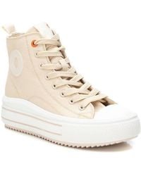 Xti - Refresh Collection Casual Canvas High Top Sneakers By - Lyst