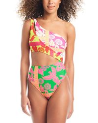 BarIII - One-shoulder Cut-out One-piece Swimsuit - Lyst