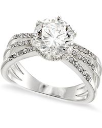 Charter Club - Plate Cubic Zirconia Triple Band Ring - Lyst