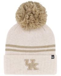 '47 - Kentucky Wildcats Core Inline Latte Cuffed Knit Hat - Lyst
