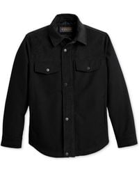 Pendleton - Timberline Mixed-media Solid Water-resistant Shirt Jacket - Lyst