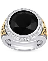 Macy's - Onyx & Diamond (3/8 Ct. T.w. - Lyst