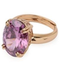 Retro Chic - Grape Glow Ring - Lyst