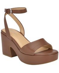 Calvin Klein - Summer Almond Toe Dress Wedge Sandals - Lyst