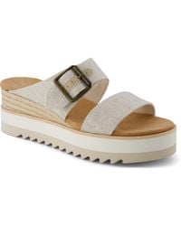 TOMS - Diana Mule Buckle Sandals - Lyst