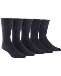 Black Tommy Hilfiger 2-Pack Argyle /& Solid Socks