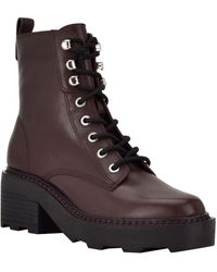 calvin klein lug mid lace up boot