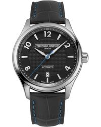 Frederique Constant - Swiss Automatic Runabout Leather Strap Watch 42mm - Lyst