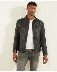 Guess Leather jackets for Men | Online Sale up to 38% off | Lyst