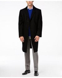 London Fog - Big And Tall Signature Wool-blend Overcoat - Lyst