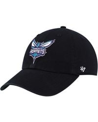 '47 - Charlotte Hornets Team Logo Clean Up Adjustable Hat - Lyst