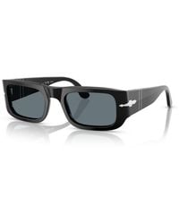 Persol - Polarized Rectangle Sunglasses - Lyst