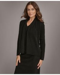 Donna Karan - Open Front Cashmere Cardigan - Lyst