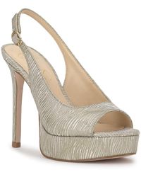 Jessica Simpson - Sibilla Slingback Platform Stiletto Pumps - Lyst